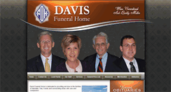 Desktop Screenshot of davisfuneralhome.net